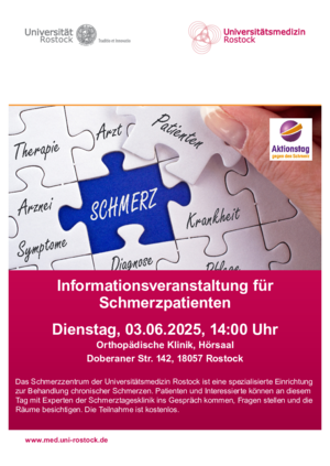 Infoveranstaltung für Schmerzpatienten