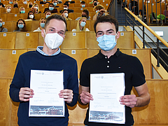 Dominik Lehrke (l.) und Lasse Albrecht haben mit ihrer starken Leistung überzeugt.