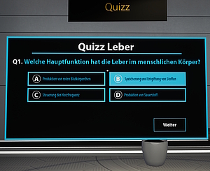 Interaktive Quizzes für angeleitetes Selbststudium