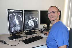 Oberarzt Dr. Felix Meinel ist Spezialist für die Herz-Bildgebung. 