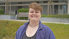 Lächelnde person