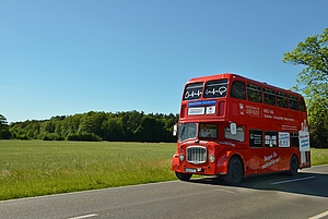 Roter Doppeldeckerbus