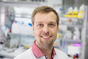 Prof. Dr. Sander Bekeschus im Labor