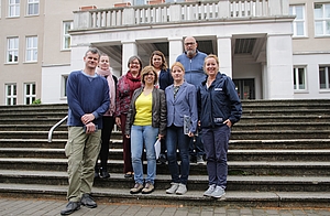 v.l.n.r. Márcio André Kronbauer, Neiva Barden Kronbauer, Dr. Maria Elisabete Haase-Möllmann, Márcia Bonini Afonso, Prof. Dr. Jeane Estela Ayres de Lima, Manja Beese, José Volnei Lapis Lopes, Silvia Kohlmann von enviMV