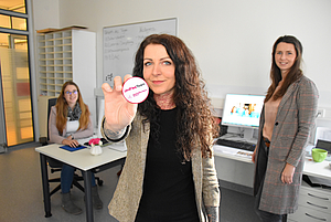 Drei Frauen im UniFlexBüro