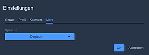 Jitsi.org Einstellungen